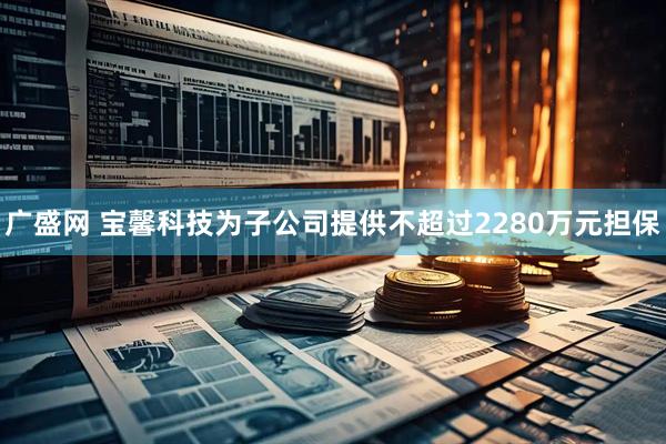 广盛网 宝馨科技为子公司提供不超过2280万元担保