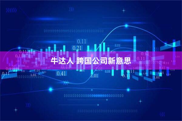 牛达人 跨国公司新意思