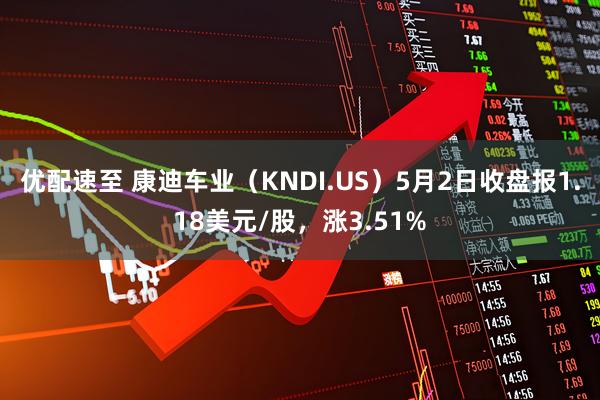 优配速至 康迪车业（KNDI.US）5月2日收盘报1.18美元/股，涨3.51%